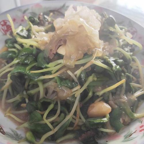 豆苗扒坨做法