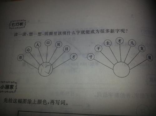 巴加两笔变新字