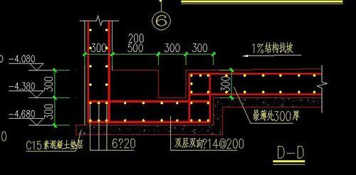 抗浮筏板钢筋怎么布置