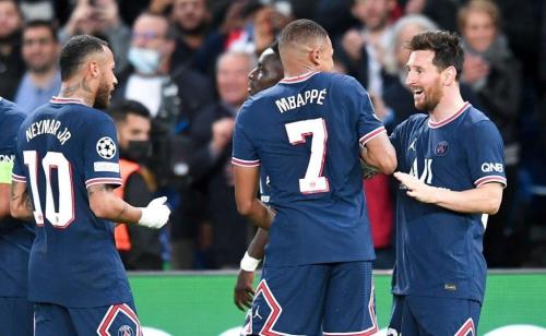 梅西姆巴佩效力哪个俱乐部