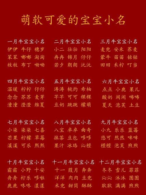母亲姓李怎么给男宝宝起小名
