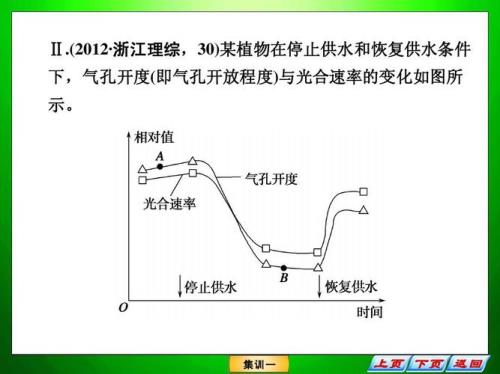 气孔开度影响光合速率的原因