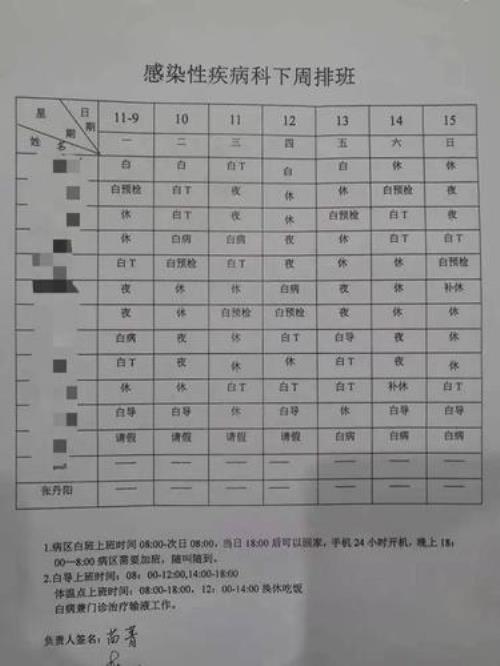 护士三班倒怎么排班
