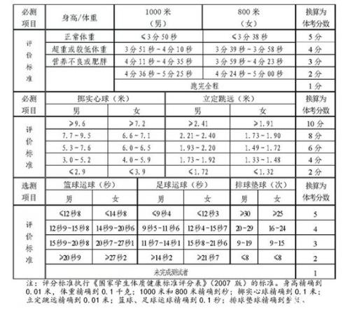 山东跳高体考满分多少