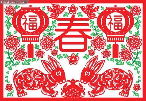 兔年窗花怎么剪