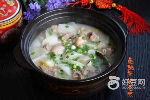白萝卜煲羊汤的做法