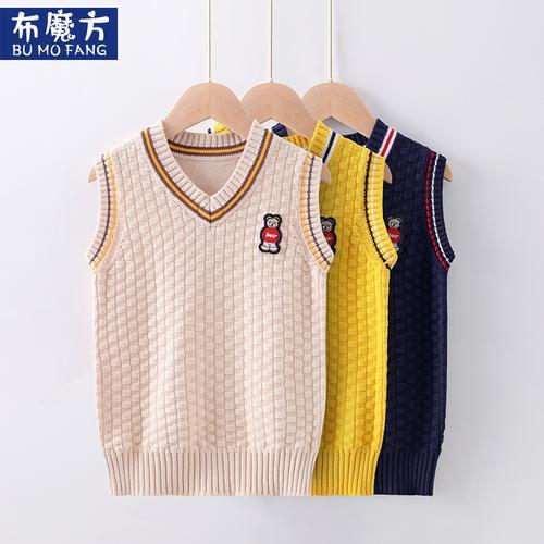 男童马甲编织教程