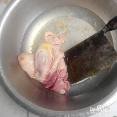 猪肚子怎么洗干净