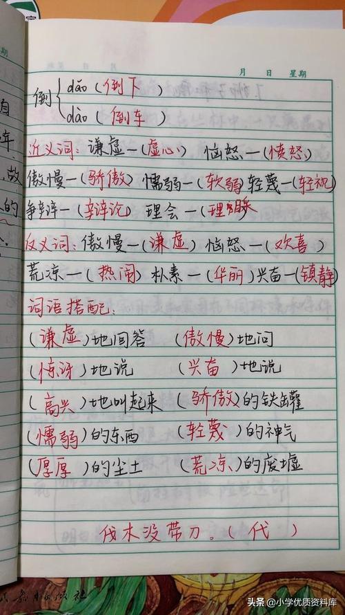 买语文课堂笔记对孩子好处