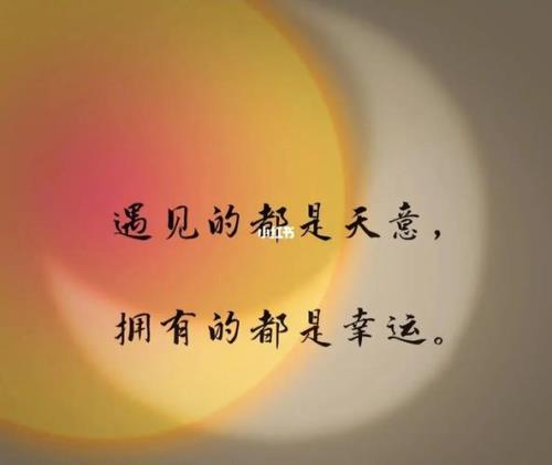 你就是我的幸运的意思