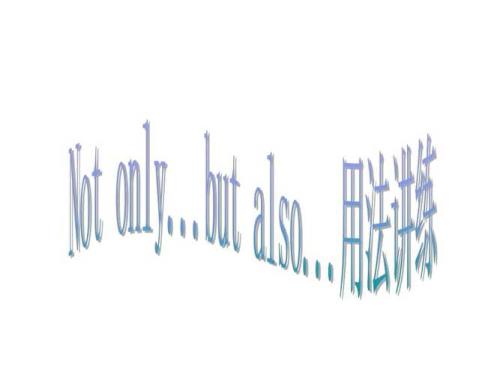 but also可以单独用吗