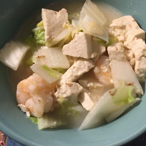 大白菜炖豆腐是怎么做的