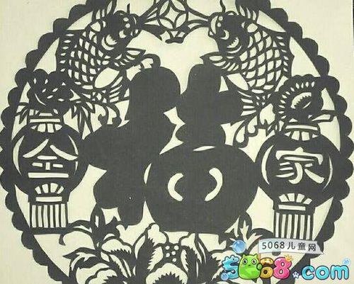剪纸福字怎么剪