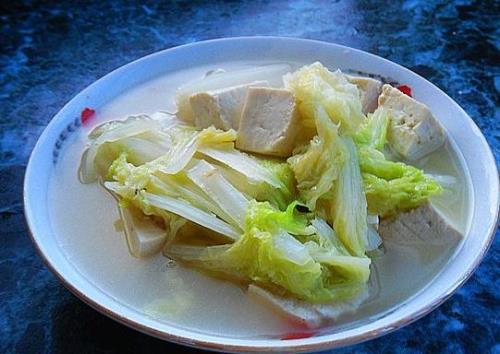 白菜豆腐的做法