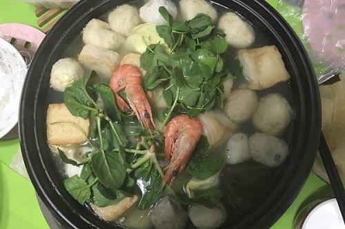 菠菜大虾汤的做法