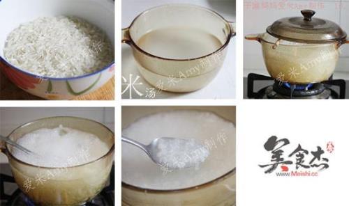 浓米汤怎么做