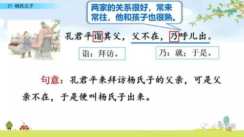 杨氏之子的意思是什么