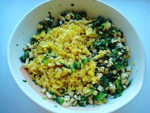 豆腐饺子馅配什么蔬菜