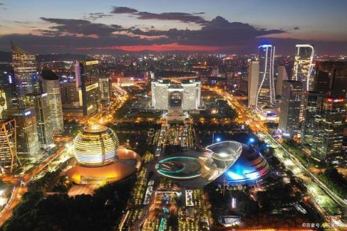 形容杭州夜景的句子