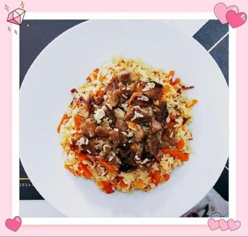 牛肉手抓饭是怎么做的