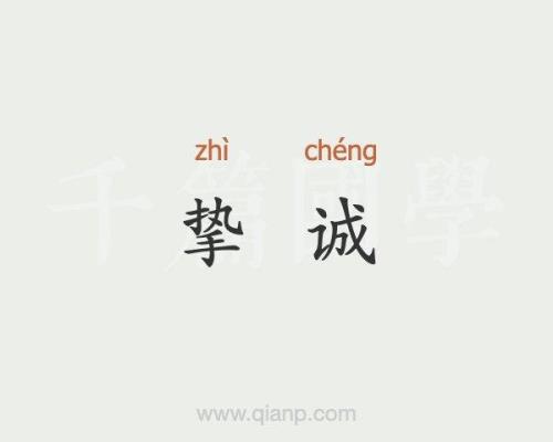 挚热的意思