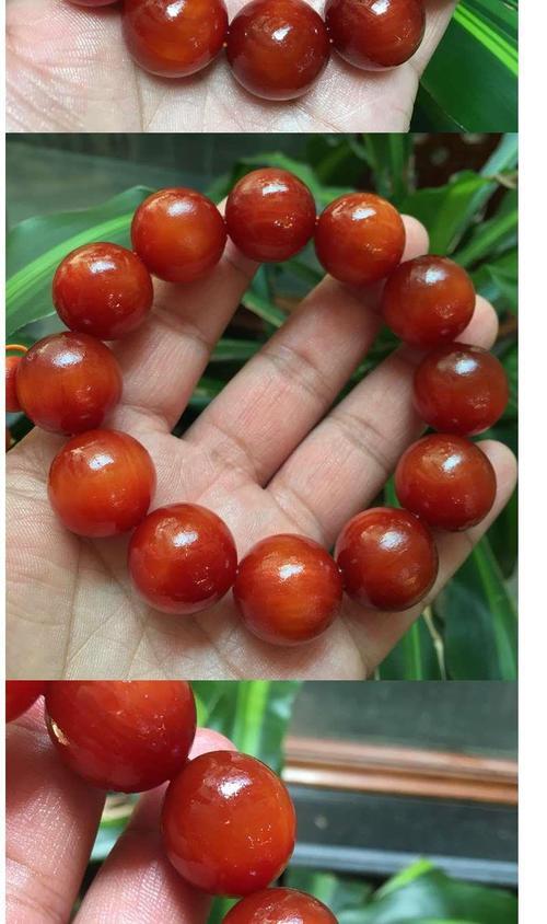 琥珀木为什么有黄的有红色的