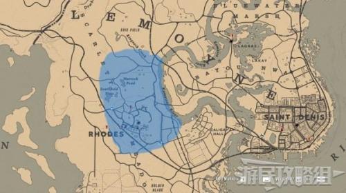 荒野大镖客2圣丹尼斯位置