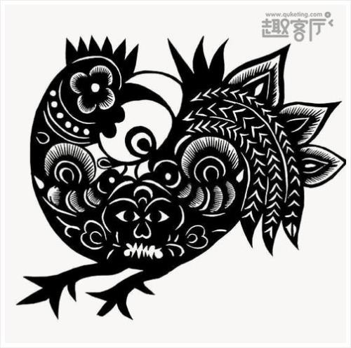 简单的剪纸图案
