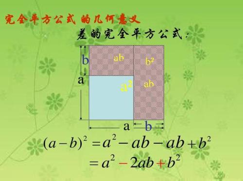 平方式和完全平方式的区别