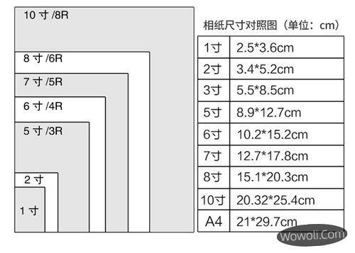 八寸照片尺寸实际是多大
