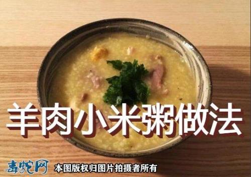 3岁宝宝羊肉粥做法