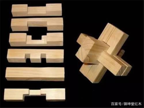 孔明锁6根拼装法