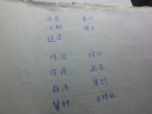 生的组词