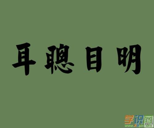 目视化的同义词
