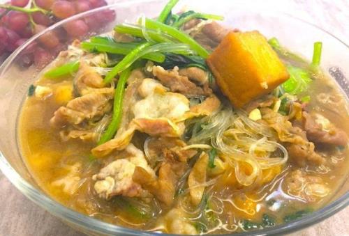 白菜羊肉粉条大杂烩