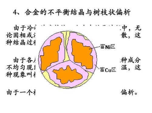 什么叫枝晶偏析