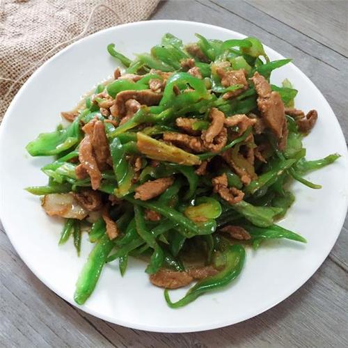 评价青椒肉丝的句子