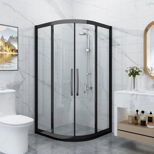 酷家乐卫生间淋浴房移门怎么做