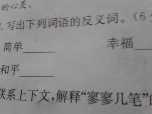 红的反义词是什么