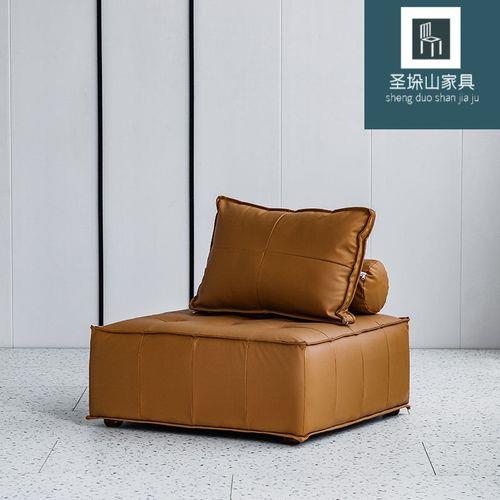 旧款棕色皮沙发适合什么