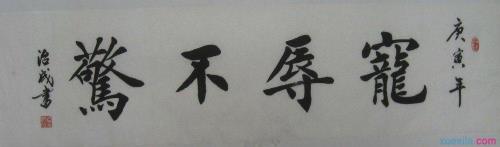 宠辱不惊，的出处