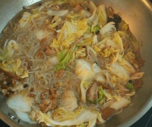 大白菜炖五花肉的方法