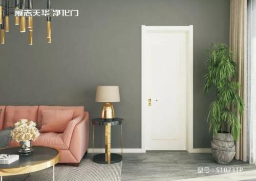 极简平板门能改色吗