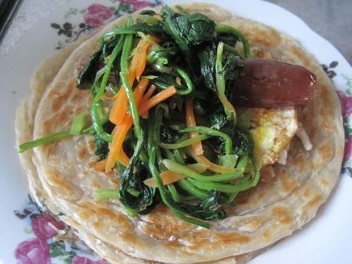 穿心莲鸡蛋软饼教程