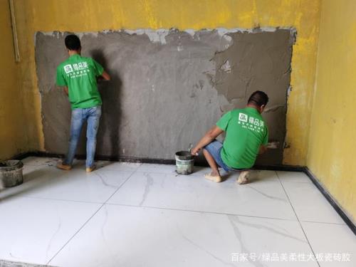 岩板点胶跟薄贴法