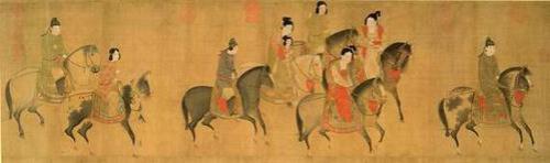 虢夫人游春记是谁