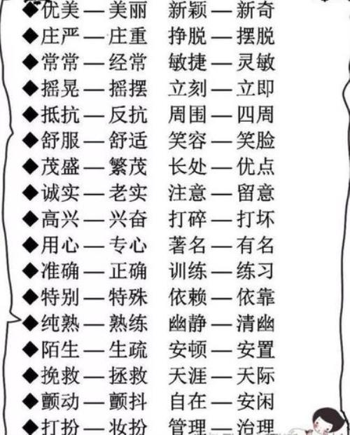 “单薄”的反义词有哪些