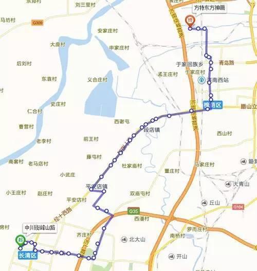 章丘南站还不通市内公交