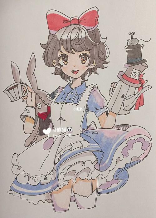 马克笔动漫人物手绘