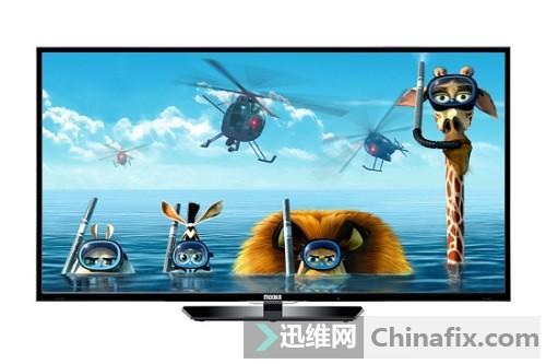 酒店海尔电视蓝屏无信号